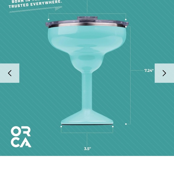 NWOT ORCA Rita 13oz Seafoam Double-Walled Margarita Ice Cream Cup - Picture 12 of 16